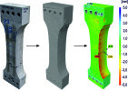 Comparison of the scanned component with the CAD model