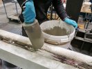 Querschnittsverstärkung mit eingeschlitzter Bewehrung