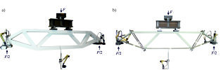 Optimised framework members subjected to 4-point bending